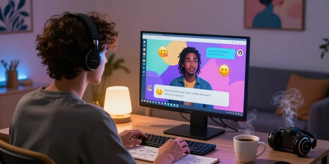 Immersive NSFW AI chat scene showcasing engaging interaction and vibrant visuals