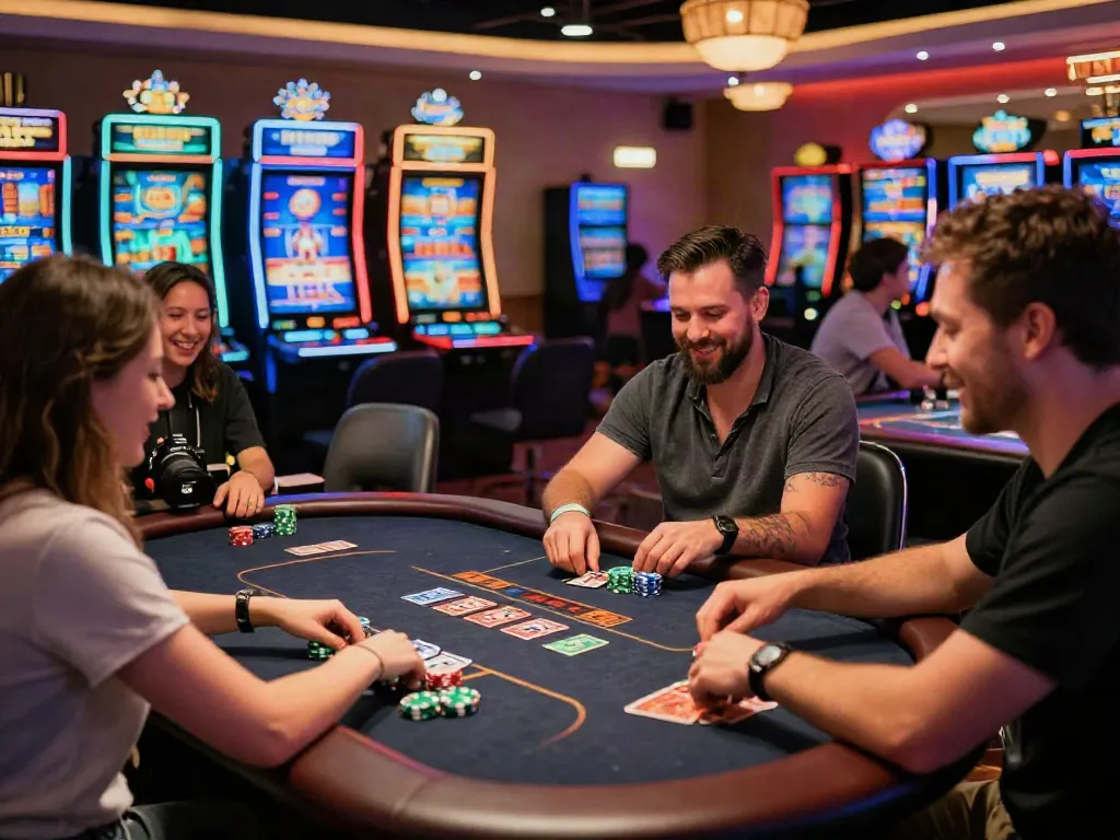uk casinos not on gamstop players enjoying vibrant live dealer games