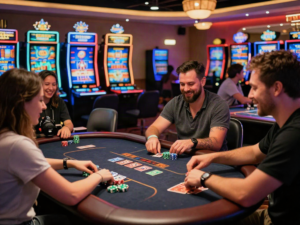 uk casinos not on gamstop players enjoying vibrant live dealer games