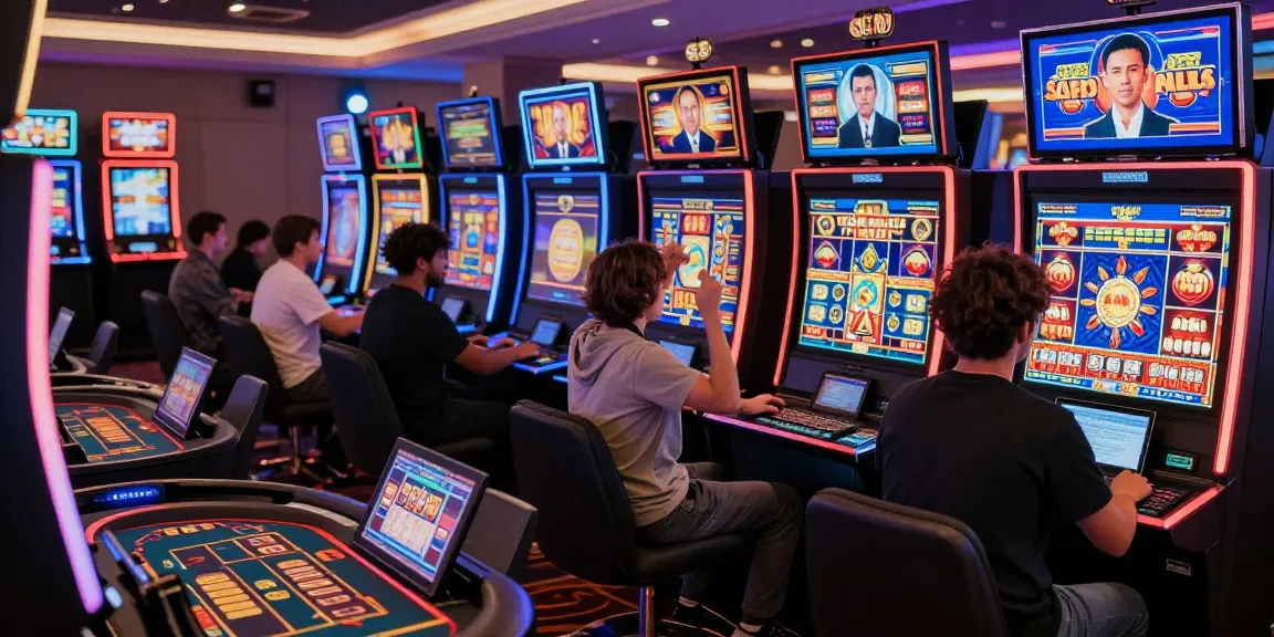 uk casinos not on gamstop players enjoying diverse games in vibrant online casino